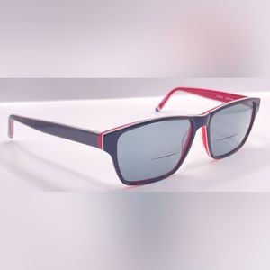 Vintage Revel 32-001335 Brown Red Oval Sunglasses Frames Only